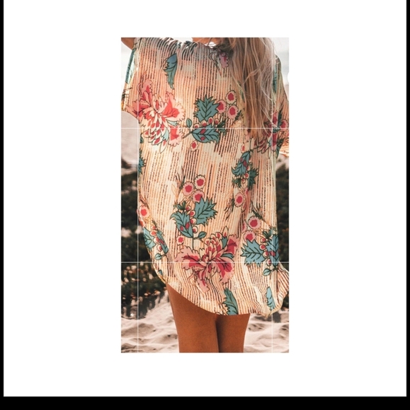 Cupshe Bathing Suit Coverup, Large, Multi-color - Picture 2 of 3